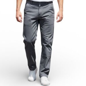 Wrangler Outdoor Series Relaxed Straight Gray Pants 38x30 NWT